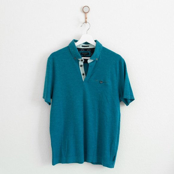 Ted Baker London Slim Fit Polo - Picture 1 of 8